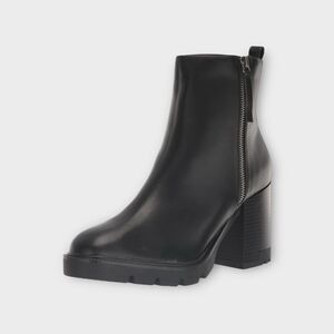 Esprit Women's Perlina Zip Side Block Heeled Booties Size 11